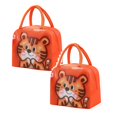 thumbnail image 1 of Oleegame 2 Pcs Sac de Rangement pour Produits à Main Sac Isolé Sac pour Boîte à Lunch Sac à Lunch Chiot Brun (Isolation 3D), 1 of 9