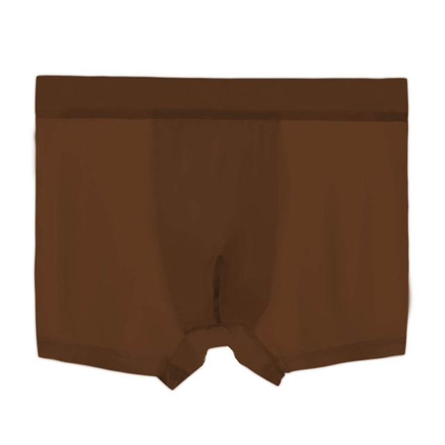 Ice Silk Thin Style Traceless Boxers Business Breathable Mens Summer Comfortable Boxers