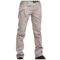 thumbnail image 2 of Pantalon Cargo Tactique pour Homme Pantalon de Travail Extérieur Ripstop Multi-Poches Randonnée Camping Pantalon Kaki 3TG, 2 of 7