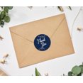 thumbnail image 3 of Darling Souvenir Rond 45 Pcs Autocollants de Vignes de Feuilles Merci Bleu Sceau d'Enveloppe de Mariage - 1,6 Pouces, 3 of 4
