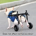 thumbnail image 5 of JFBUJC Small Dog Wheel-Chair for Back Legs, Walking Assistance for Disabled Dog, Wheel Chair Hind Limb Hind Back Leg Disabled Dog Mobility Aid Trolley, 5 of 5