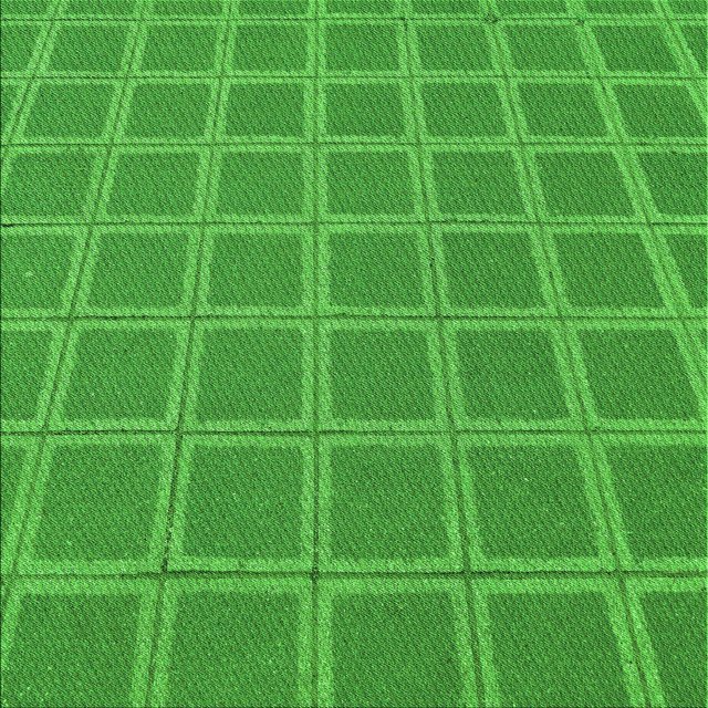 Ahgly Company Machine Washable Indoor Square Transitional Green Area Rugs, 8' Square