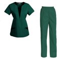 thumbnail image 1 of Women's Scrubs Set Scrub Top and Pants Scrubs Set, 1 of 3