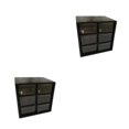 thumbnail image 3 of Decodeary Plastic Jiugongge Storage Drawer - Meticulous Workmanship And Fashionable Multi Grid Storage black Six Palaces Grid 2Set, 3 of 6