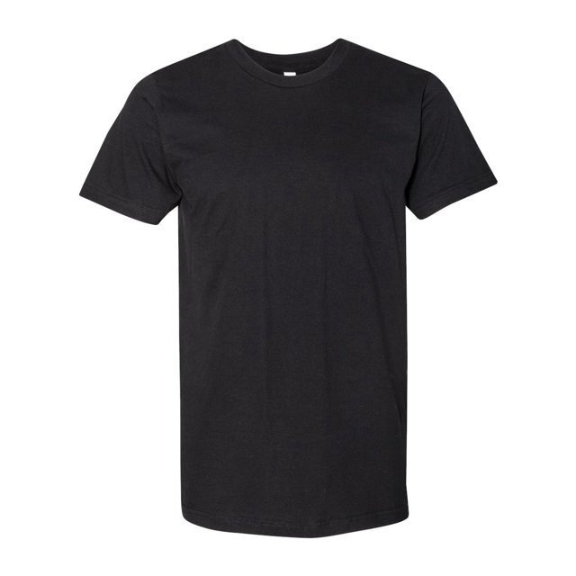 American Apparel USA-Made Fine Jersey Tee, XS, Black