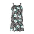 thumbnail image 4 of Pompotops Robe de Plage pour Femme, Paréo de Bikini, Tenue de Plage, Décontractée, Vacances, Courte, d'Été, Dos Nu, 4 of 5