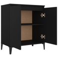 thumbnail image 2 of vidaXL Sideboard Black 60x35x70 cm Engineered Wood, 2 of 4