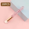 thumbnail image 4 of 20 Pieces Lash Shampoo Brushes Cosmetic Lash cleaner Peel Off Remover Tool Pink, 4 of 9