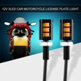 thumbnail image 2 of Universal Motorcycle Car SMD 3LED License Plate Light Screw Bolt Lamp Bulbs, 2 of 11