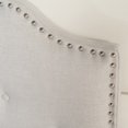 thumbnail image 3 of Tête de Lit en Tissu Austell, Lit Queen/Full, Gris Clair, 3 of 4