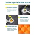 thumbnail image 4 of SuoKom Tapis de Couchage pour le Camping - Tapis de Couchage Ultraléger pour le Camping, la Randonnée Sac au Dos, la Randonnée - Matelas d'Ambiance de Camping Léger, Gonflable et Compact, 4 of 6