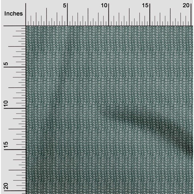 oneOone Viscose Chiffon Fabric Wave Block Decor Fabric Printed BTY 42 Inch Wide