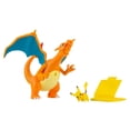 thumbnail image 1 of Pack de 2 figurines Pokémon Battle Feature - Charizard & Pikachu, 1 of 5