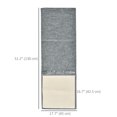 thumbnail image 3 of PawHut 2PCs Chat Grattage Pad Conseil Tapis Couverture Chaton Griffoir Gris, 3 of 10