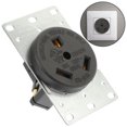 thumbnail image 3 of Shisuyan RV Outlet 30a 125v Flush Receptacle Electrical Straight Blades Receptacle, 3 of 8