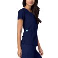 thumbnail image 3 of Adar Universal Scrubs For Women - Curved Glamour Scrub Top, 3 of 7