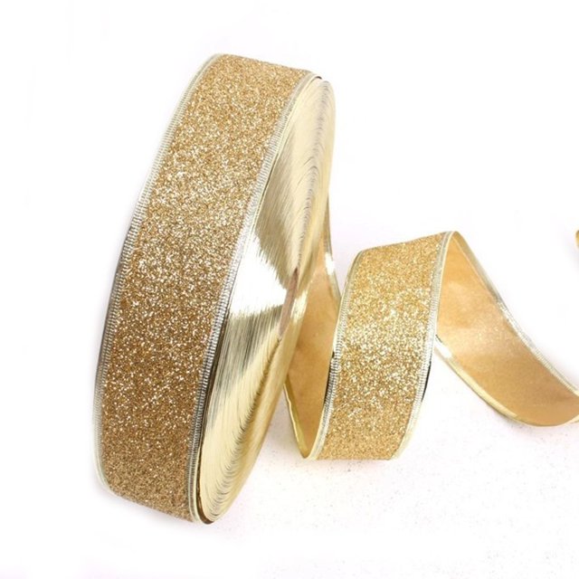Christmas Decorations Ribbon 200*5cm High-grade No Pattern Party Supplies Christmas Onion Powder
