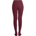 thumbnail image 3 of ORUYROP Women's Solid Colored Opaque Microfiber Footed Tights, 3 of 7