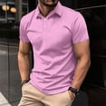 thumbnail image 2 of cfhntfmh Golf Shirts for Men Summer Short Sleeve Button up Tennis Shirts Plus Sizecollared Athletic Tees, 2 of 6