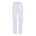 thumbnail image 3 of RXIRUCGD Men's Fashion Drawstring Elastic Waist Solid Color Casual Sweat Length Pants 2 PC, White, Size: M, 3 of 5