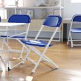 thumbnail image 4 of Kids Blue Plastic Folding Chair, 4 of 9