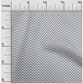 thumbnail image 1 of oneOone Tissu Popeline de Coton Motif Géométrique Chevron Tissu au Mètre 56 Pouces de Large, 1 of 4