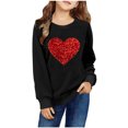 thumbnail image 1 of vdgthytj Chandail en Molleton pour Garçons et Filles, Imprimé Col Rond, Manches Longues, Blouse Graphique 2-10 Ans, 1 of 3