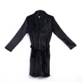 thumbnail image 1 of Faithtur Men Shawl Bathrobe Robe Coat Long Gown Padded Plus Velvet Nightwear, 1 of 4