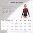 thumbnail image 5 of CHICTRY Gymnastics Bodysuit for Girls Tank Unitards Ballet Dance Leotard Workout Color Block Practice Outfit Navy Blue 8, 5 of 5