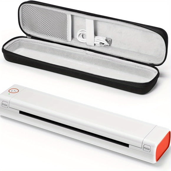 1pc Portable Printer - Portable Printer Wireless For Travel Compatible With IOS And