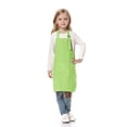 thumbnail image 1 of TOPTIE Kids Aprons with Pocket & Adjustable Strap, Child Chef Bib Apron for Kitchen Cooking Baking Painting-Green-XL, 1 of 8
