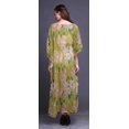 thumbnail image 4 of Bimba Kaftan Floral pour Femmes, Tenue d'Intérieur de Vacances, Robe Maxi, Couvre-Maillot de Plage - 4X-5X, 4 of 5