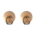 thumbnail image 4 of kurtrusly Finger Grip Metal Ring 360° Stand Holder For Mobile Phone Tablet Round Ring Tyrant Gold 2Set, 4 of 6