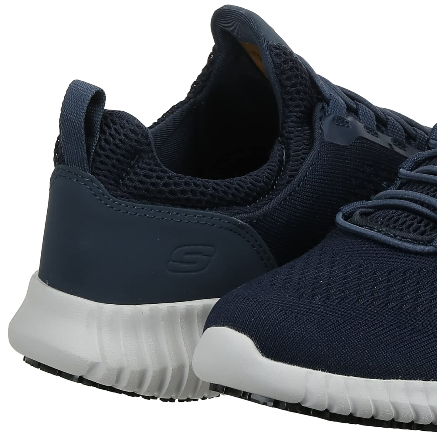Skechers Men's Cessnock SR Food Service Work Shoe, Navy, 8.5 Wide US