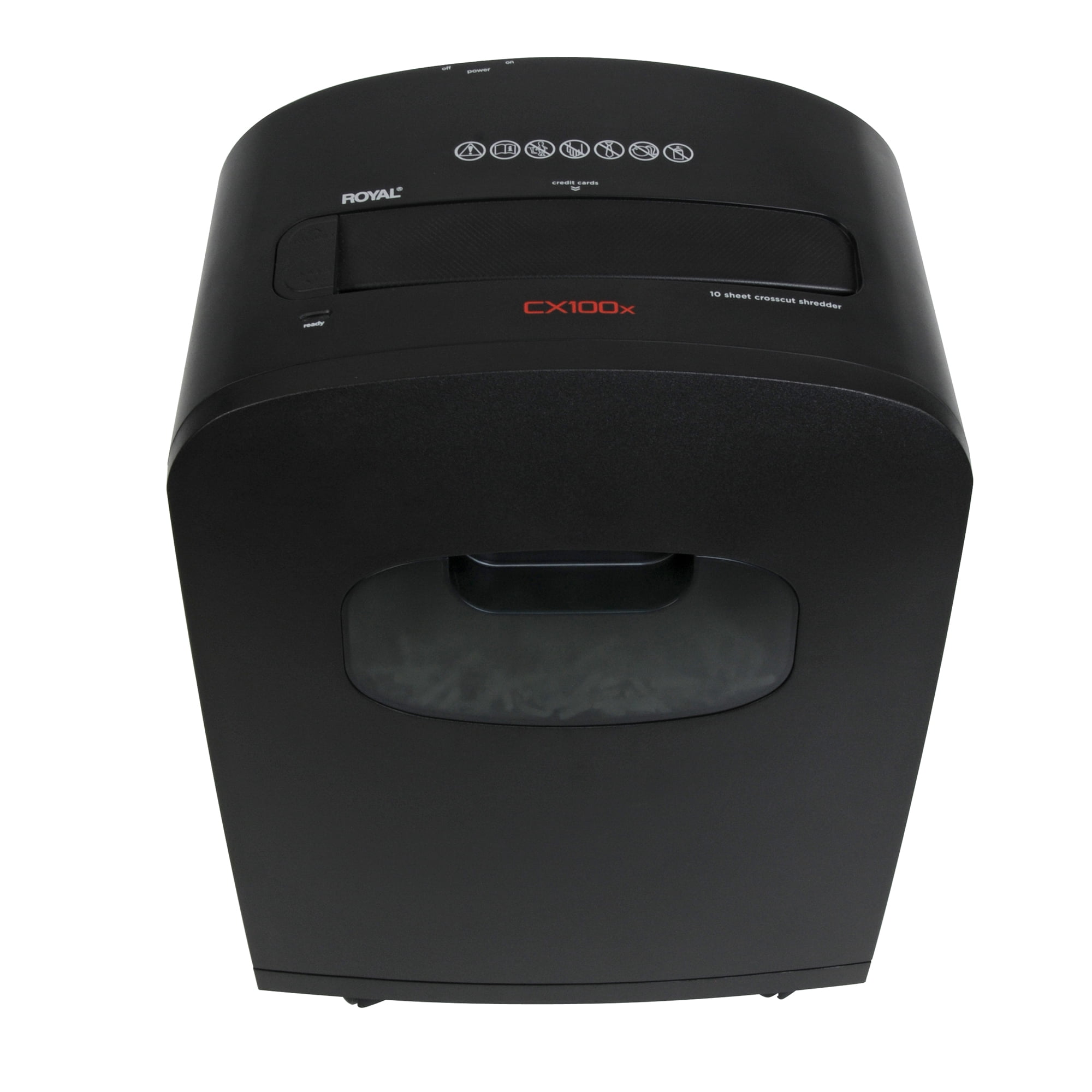 ROYAL CX100X 10-Sheet Cross-Cut Paper Shredder, Black