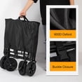 thumbnail image 2 of Lefu Folding Wagon Cover Storage Bag Fit for Outdoor Garden Cart Dustproof Accessory, 2 of 3