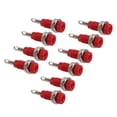thumbnail image 2 of Banana Connector Panel Socket,  Stable 2mm Banana Socket High Accuracy Technology Low Loss  For Industrial Equipment Red, 2 of 8