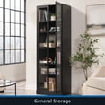 thumbnail image 2 of Mainstays Glass Storage Bookcase, 2 of 9