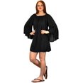 thumbnail image 3 of Peach Couture Couvre-Maillots de Plage à Manches Flottantes, 3 of 3