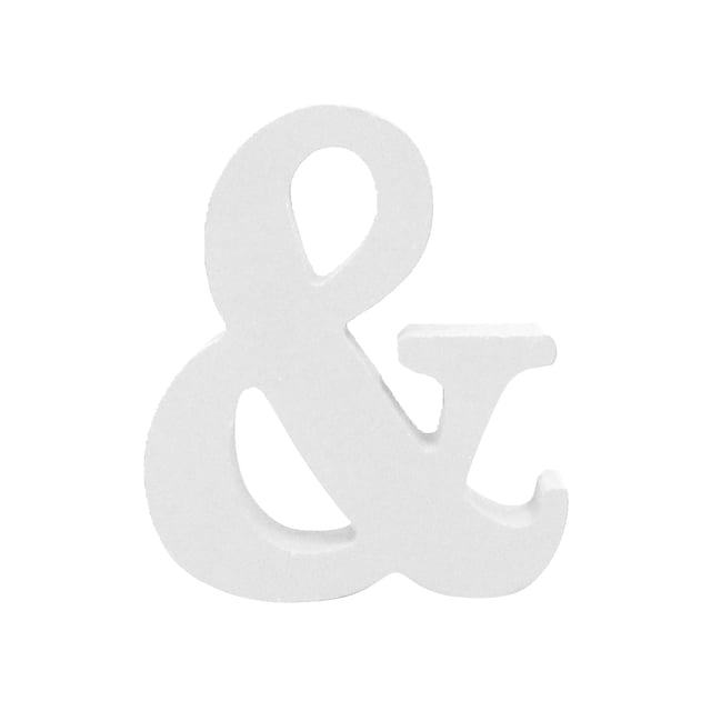 Desktop Ornament Wooden English Alphanumeric Ornaments Crafts DIY Letter Creativity 32 Inch Wall Decoration