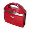 thumbnail image 2 of Salton Essentials - Compact Sandwich Grill with Non-Stick Cooking Surface, Red, 2 of 7