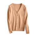 thumbnail image 3 of MeetoTime Women's Long Sleeve Lightweight Cardigans Open Front Button down Soft Knit Sweater Outwear, 3 of 7