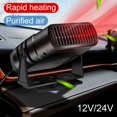 thumbnail image 2 of 2 In 1 Car Heater Windshield Defroster Portable Car Heater 12/24 Heating Cooling Fan Warmer Wind Defrosting Anti-Fog Heater Windshield Defogger, 2 of 11