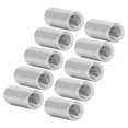 thumbnail image 4 of 10 Pcs Écrou de Connecteur Rond M8x1.25 L30mm Écrous de Couplage en Acier Inoxydable Kit de Tige de Manchon Fileté, 4 of 8