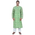 thumbnail image 1 of Atasi Kurta Traditionnel à Manches Longues pour Hommes Col Mandarin Tenue de Fête, 1 of 7