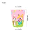 thumbnail image 3 of SASHENHG Easter Themed Disposable Tableware For Parties Including Bunny Shaped Egg Plates Paper Cups Napkins And Tablecloths Suitable For Everyday Use And Parties, 3 of 6