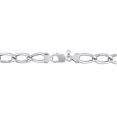 thumbnail image 4 of Miabella Sterling Silver Link Chain Necklace, 4 of 5