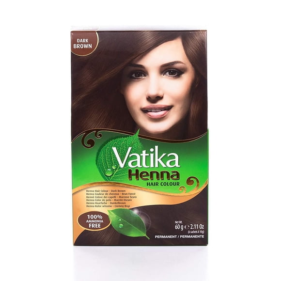 Dabur Vatika Henna Hair Color Dark Brown
