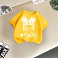 thumbnail image 2 of Chemises pour Bébé Fille Grandes Tailles Enfants Filles Imprimé Graphique Mignon Col Rond Manches Courtes T-Shirt Décontracté d'Été, 2 of 4