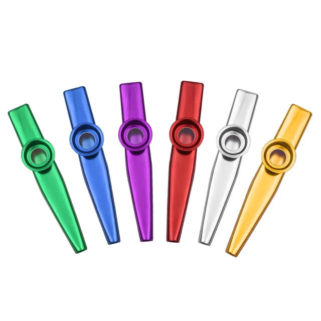 Amdohai Muslady 6pcs Aluminum Alloy Kazoo Musical Instrument for Child